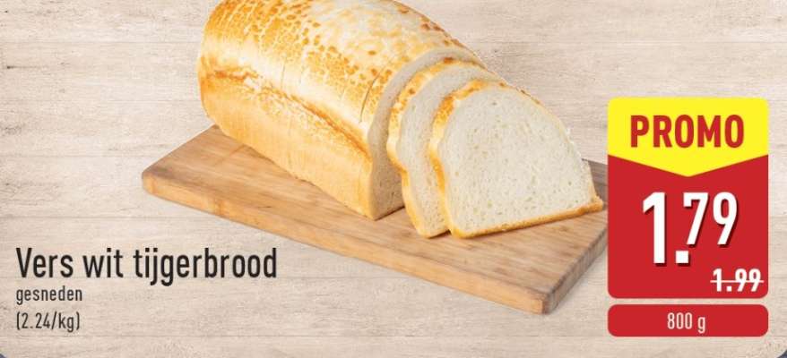 Vers wit tijgerbrood