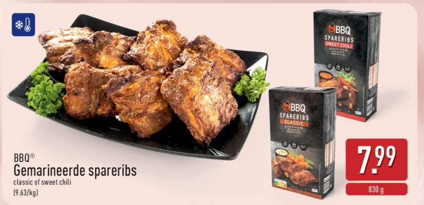 BBQ Gemarineerde spareribs