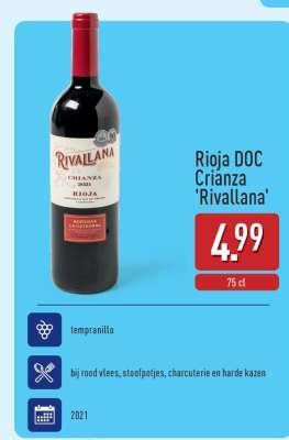 Rioja DOC Crianza ‘Rivallana’