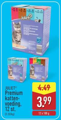 JULIET® Premium kattenvoeding, 12 st.