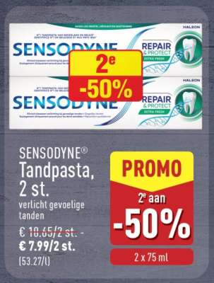 SENSODYNE® Tandpasta, 2 st.