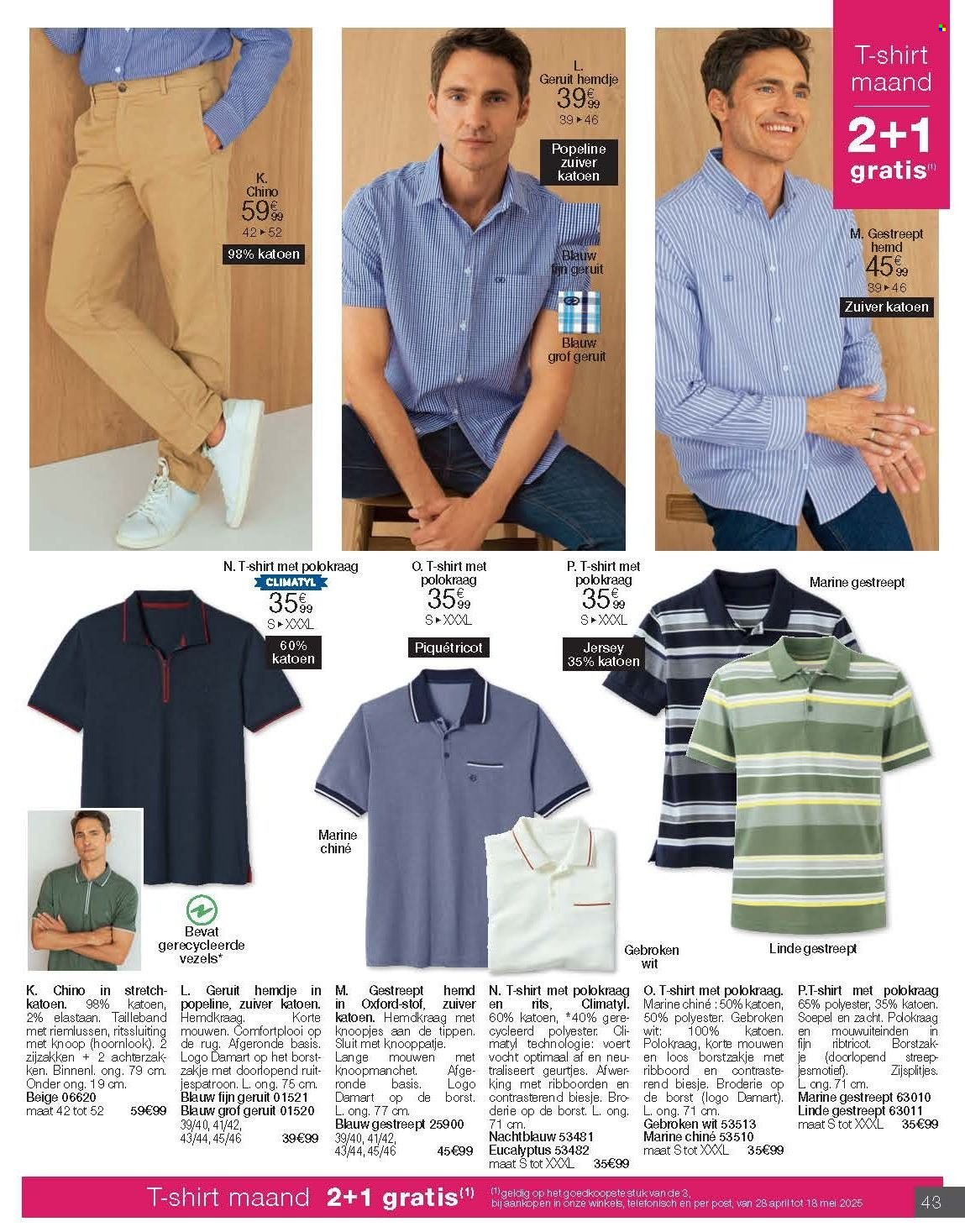 Damart-aanbieding. Pagina 1