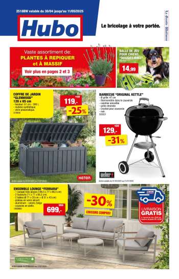 Hubo-aanbieding - 30/04/2025 - 11/05/2025.