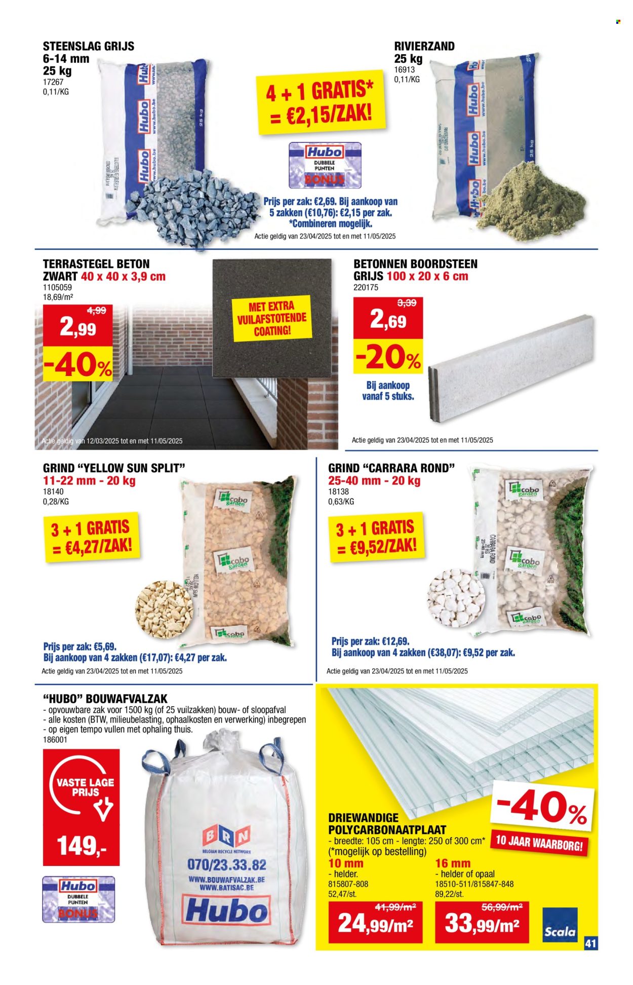 Hubo-aanbieding - 30/04/2025 - 11/05/2025. Pagina 1