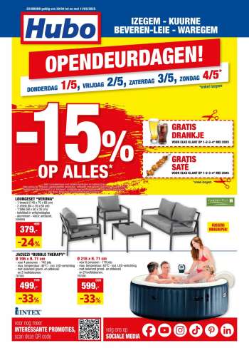 Hubo-aanbieding - 30/04/2025 - 11/05/2025.