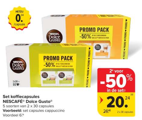 Set koffiecapsules NESCAFÉ Dolce Gusto