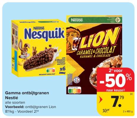 Gamma ontbijtgranen Nestlé