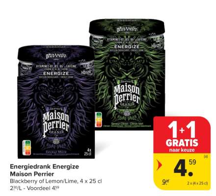 Energiedrank Energize Maison Perrier