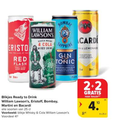 Blikjes Ready to Drink