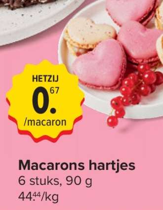 Macarons hartjes