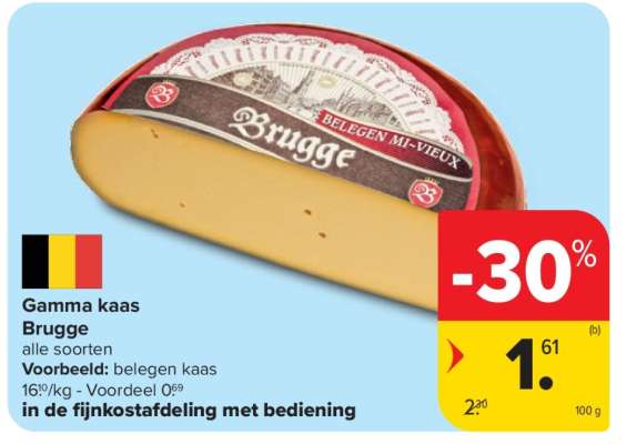 Gamma kaas Brugge