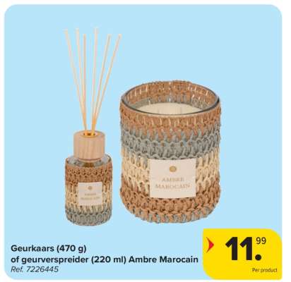 Geurkaars of geurverspreider Ambre Marocain