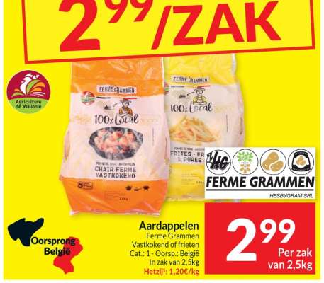 Aardappelen Ferme Grammen