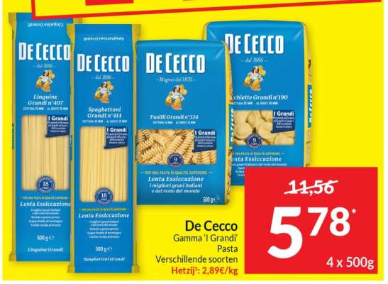 De Cecco Gamma 'I Grandi' Pasta