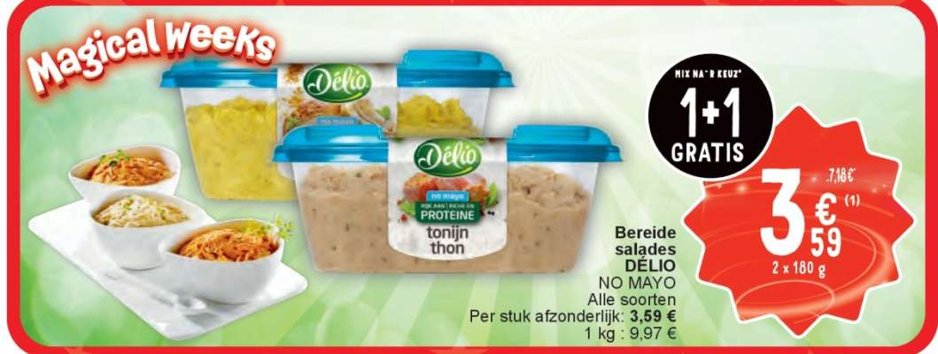Bereide salades DELIO NO MAYO