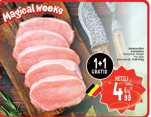Varkensfilet koteletten
