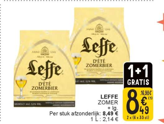 LEFFE ZOMER + lg.
