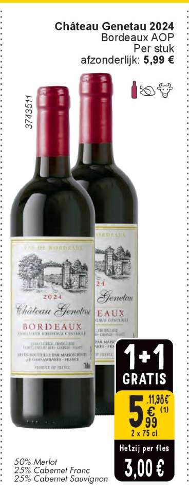 Château Genetau 2024 Bordeaux AOP