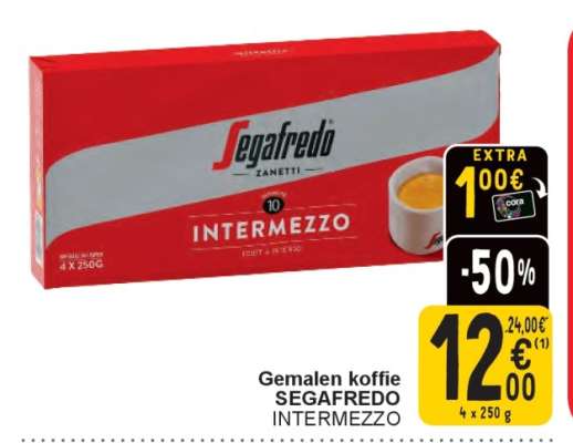 Gemalen koffie SEGAFREDO Intermezzo