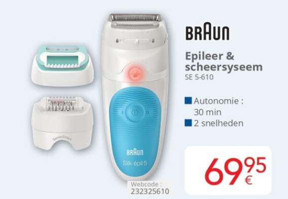 Braun Epileer & scheersyseem SE 5-610