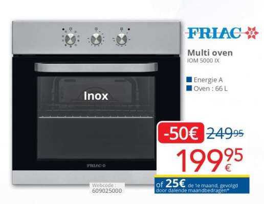 FRIAC Multi oven IOM 5000 IX