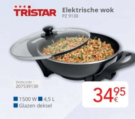 Tristar Elektrische wok PZ 9130