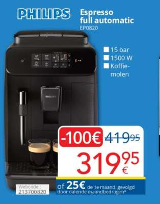 Philips Espresso Full Automatic EP0820