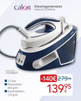 Calor Stoomgenerator SV8022CO EXPRESS