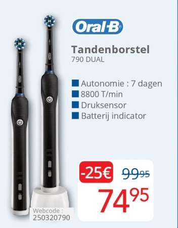 Oral-B Tandenborstel 790 DUAL