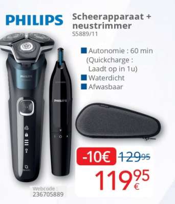 Philips Scheerapparaat + Neustrimmer S5889/11
