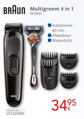 Braun Multigroom 4 in 1 SK3000