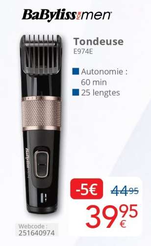 BaByliss for Men Tondeuse E974E