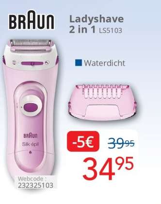 BRAUN Ladyshave 2 in 1 LS5103