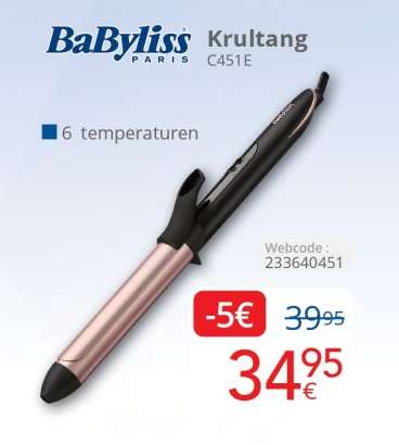 BaByliss Krultang C451E