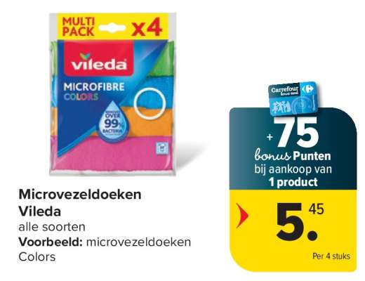 Microvezeldoeken Vileda