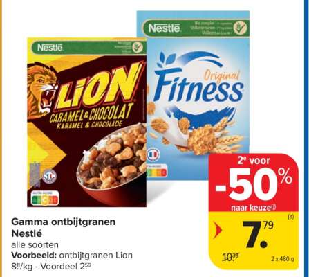 Gamma ontbijtgranen Nestlé