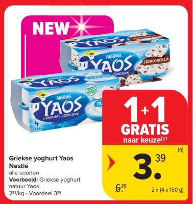Griekse yoghurt Yaos
