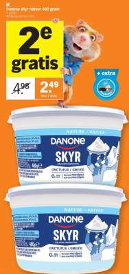 Danone skyr natuur 480 gram
