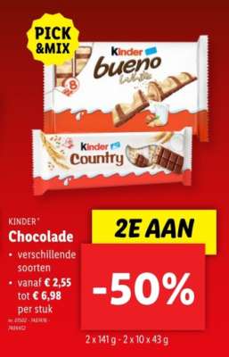Kinder Chocolade