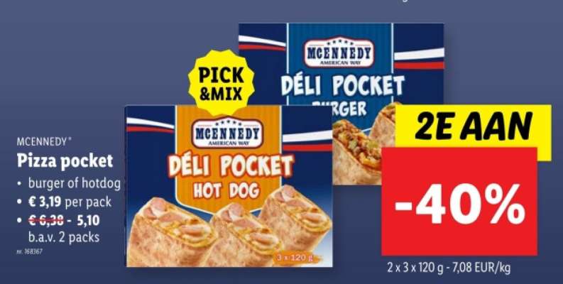 MCENNEDY Pizza pocket