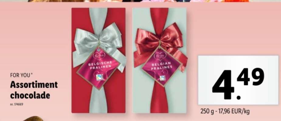 FOR YOU Assortiment chocolade