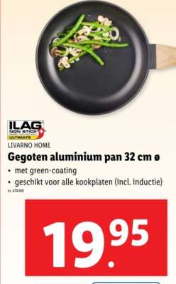 LIVARNO HOME Gegoten aluminium pan 32 cm ø