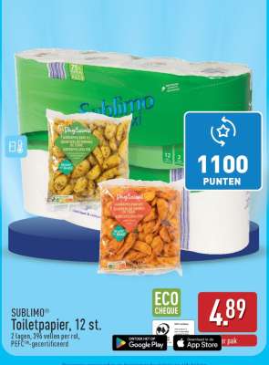 SUBLIMO® Toiletpapier, 12 st.