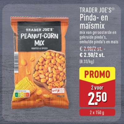TRADER JOE'S® Pinda- en maïsmix