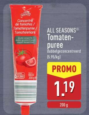 ALL SEASONS® Tomatenpuree