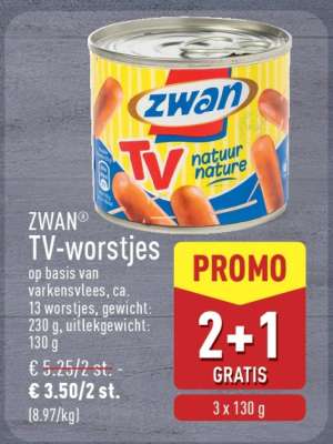 ZWAN TV-worstjes
