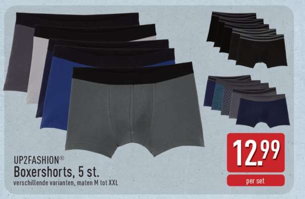 UP2FASHION® Boxershorts, 5 st.