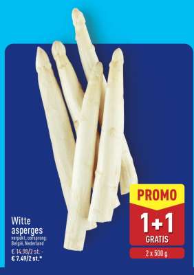 Witte asperges