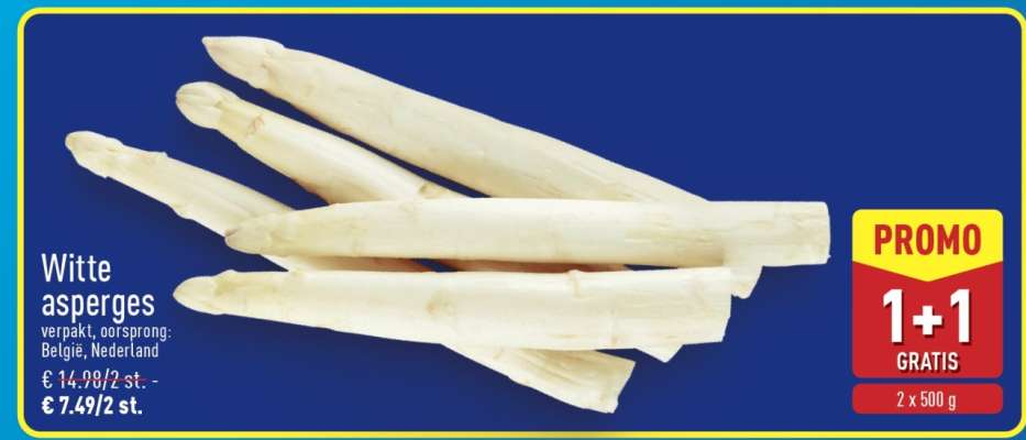 Witte asperges