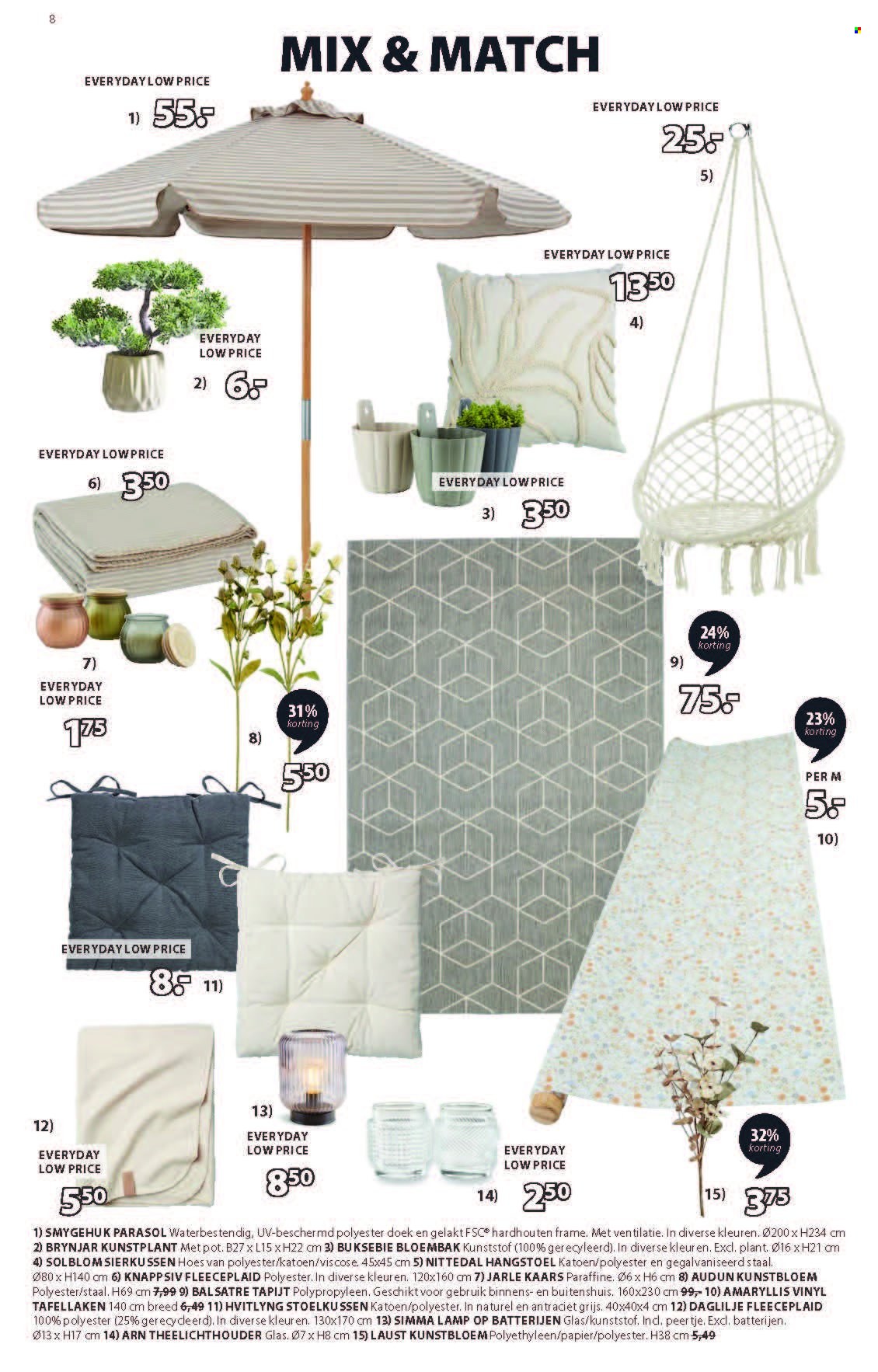 JYSK-aanbieding - 05/05/2025 - 18/05/2025. Pagina 1
